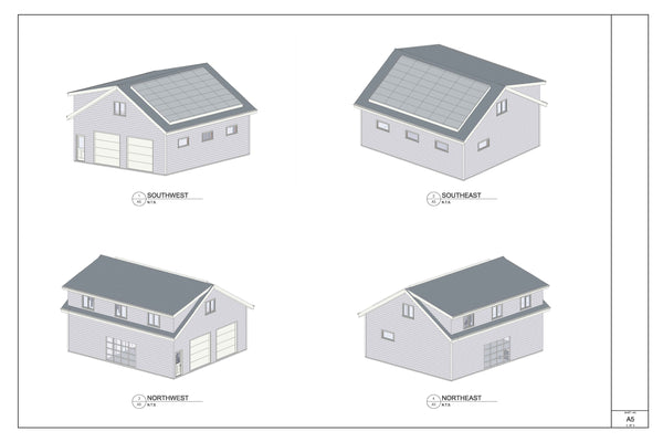 36 x 42 garage plans with Lift, Home Office, and Workout room